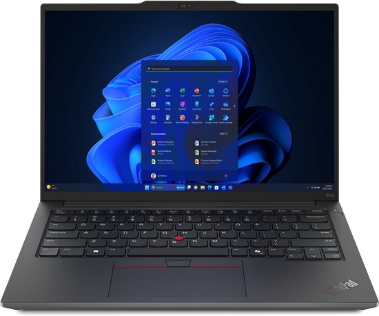 Lenovo ThinkPad E14 Gen 6 (AMD) AMD Ryzen™ 5 7535HS Laptop 35,6 cm (14") WUXGA 16 GB DDR5-SDRAM 512 GB SSD Wi-Fi 6E (802.11ax) Windows 11 Pro Engels Zwart