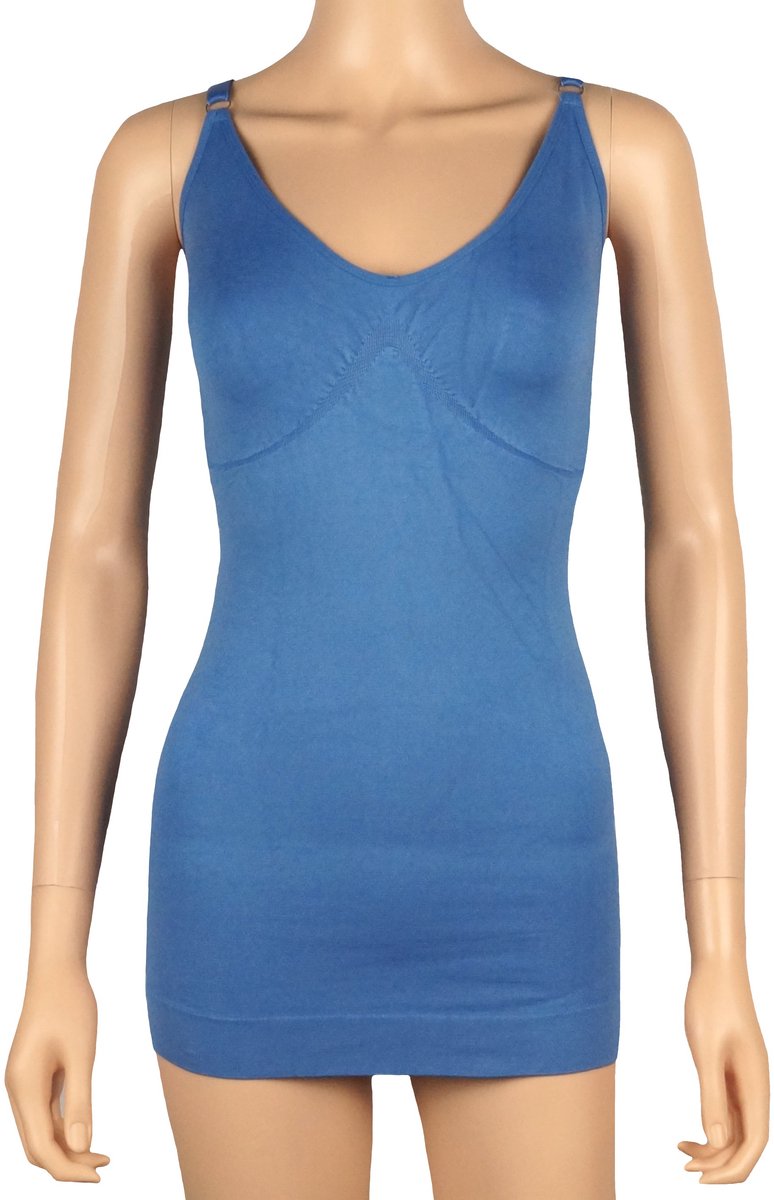 Dames corrigerende top 6409 J&C Blauw - maat S/M