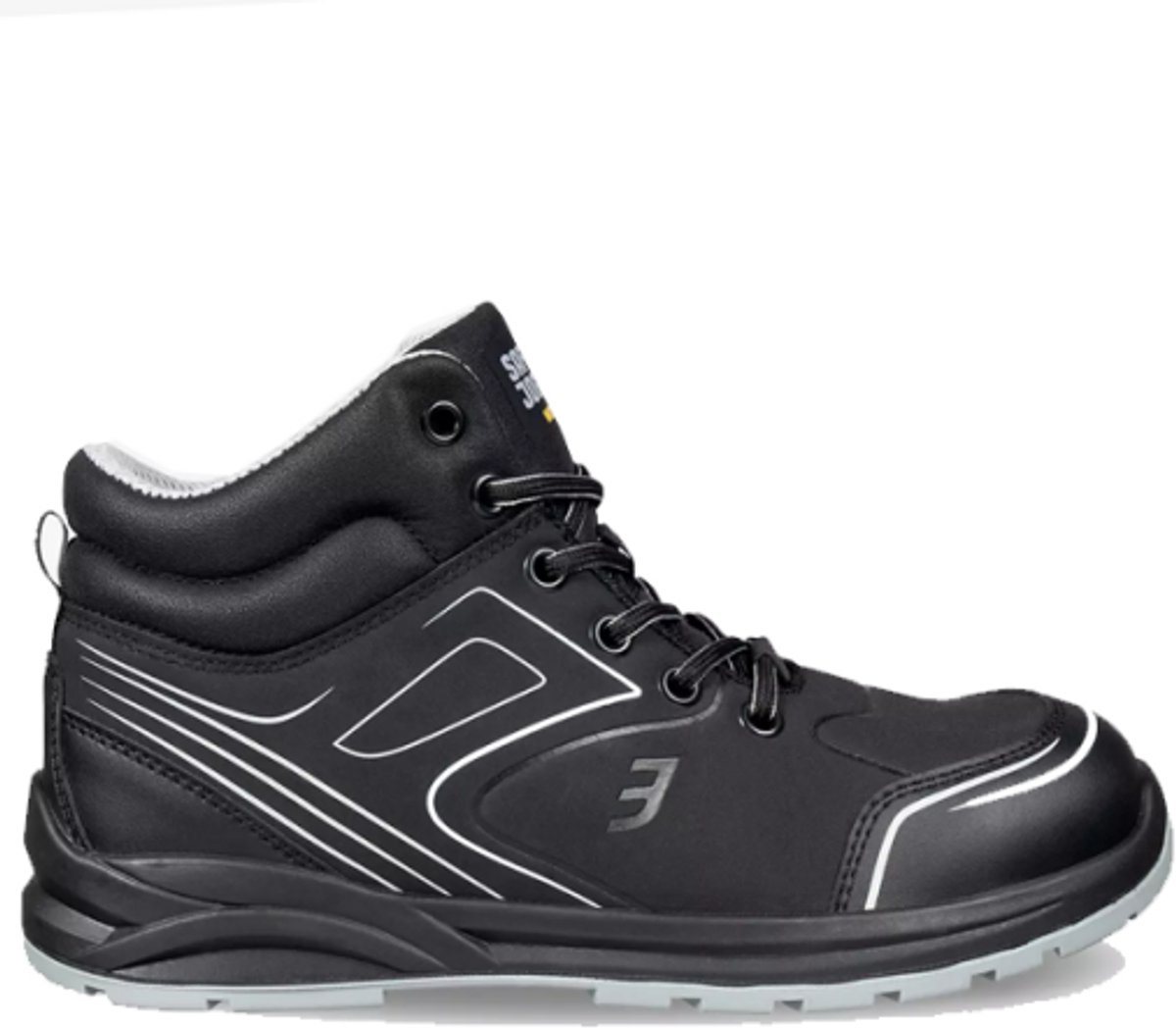Safety Jogger Cador S3 HOGE Veiligheidsschoen SlipvastSRC-ESD-Waterproof Zwart - Maat 46