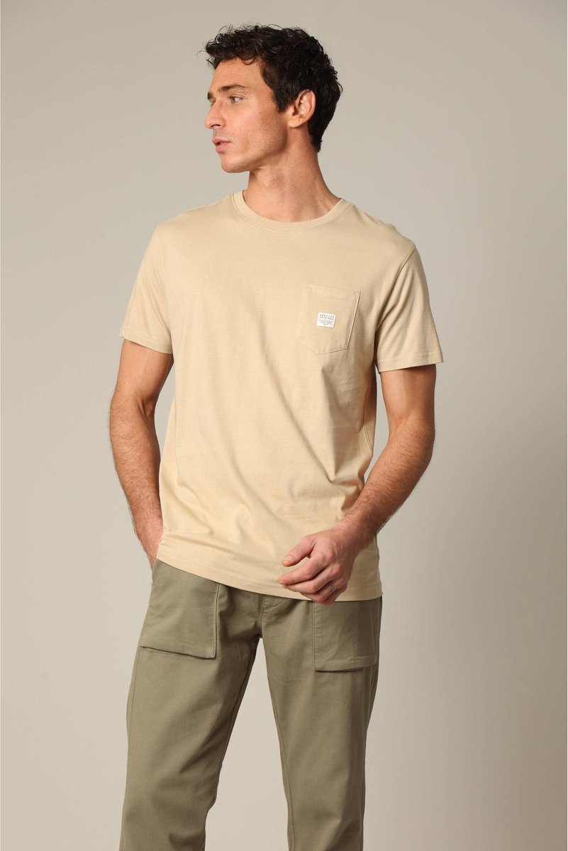 Deeluxe Basito T-shirt Met Korte Mouwen Beige L Man