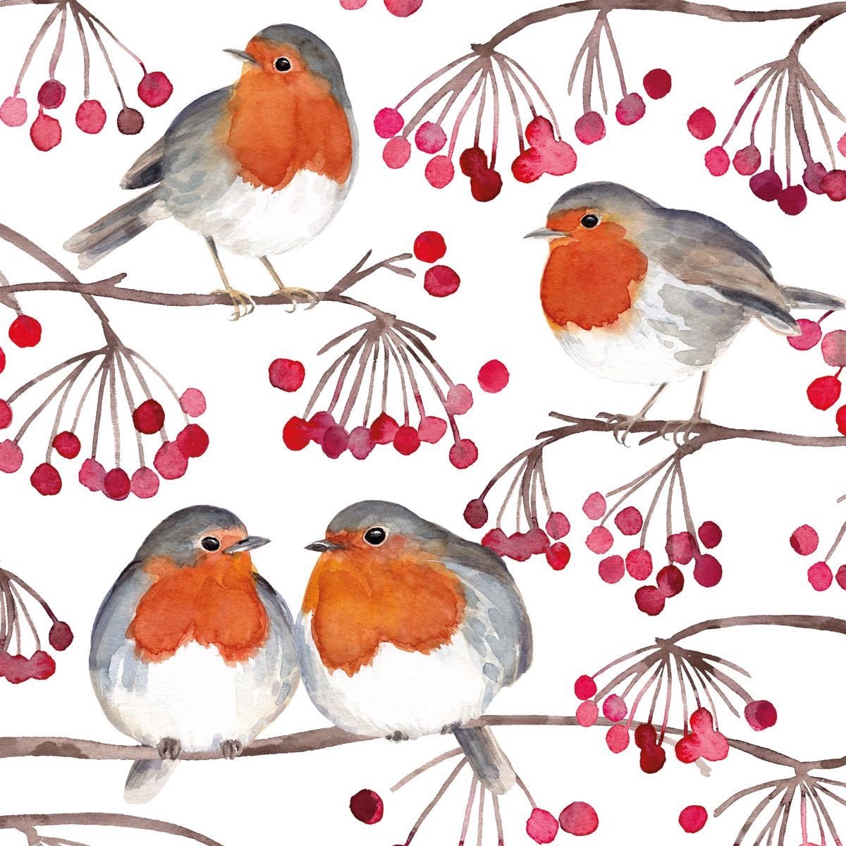 PPD - Lunch servetten - Birds & Berries