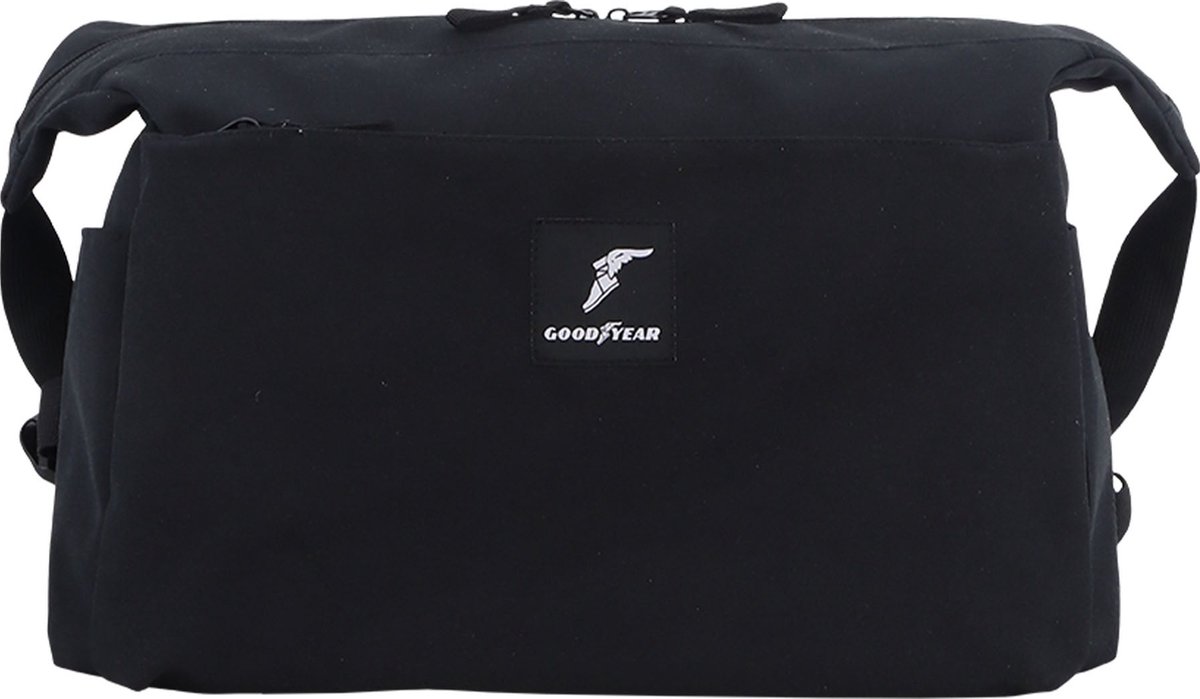 Goodyear - City | Schoudertas / Crossbodytas / Aktetas - Zwart - Zwart