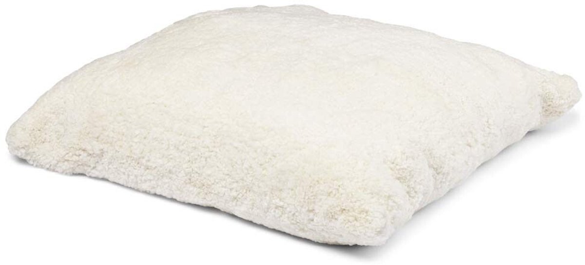Sheepskin House Maxi Float kussen - Dubbelzijdig - KW - 90x90 cm Ivory
