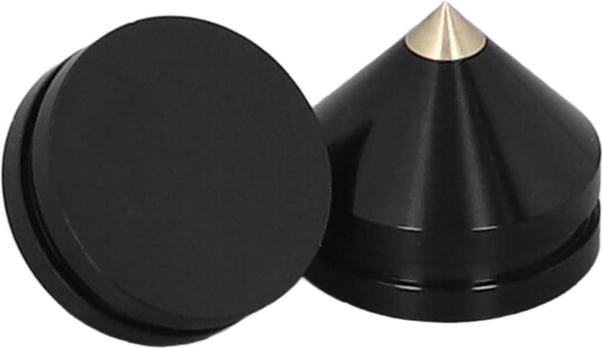 Set Luidsprekerspikes Subwoofer CD Audio Versterker Draaitafel Isolatie Stand Voeten Vloerbeschermer - Metaal - Thuisgebruik .