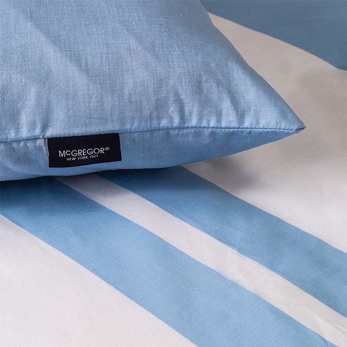 Dekbedovertrek McGregor - Katoen - Queens - Blauw