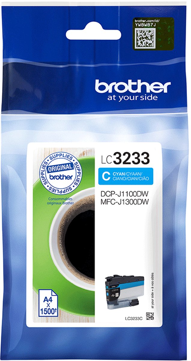 Brother LC3233C - Donkerblauw - origineel - printcartridge - voor Brother DCP-J1100DW, MFC-J1300DW