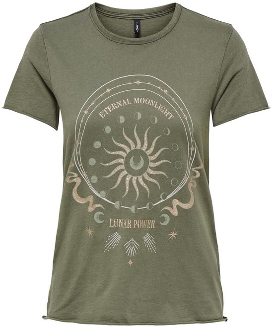 T-shirt Only Onllucy Life Reg S/s Top Jrs Noos 15215721 Kalamata/eternal Moonlight Femme Taille - S