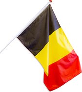 Vlag België zwart/geel/rood