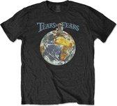 Tears For Fears Heren Tshirt -XL- World Zwart