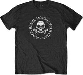 Black Rebel Motorcycle Club Heren Tshirt -S- Piston Skull Zwart