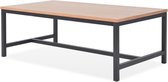 Decoways - Salontafel 100x55x36 cm essenhout