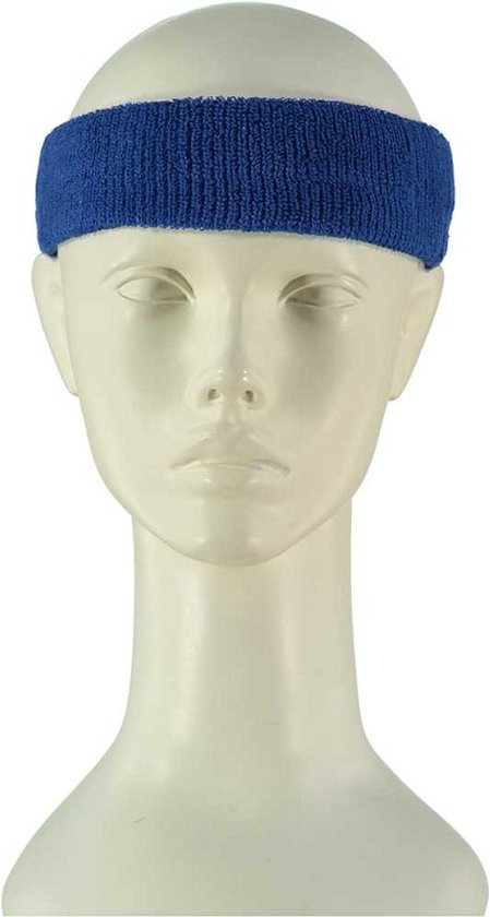 Apollo - Feest hoofdband - gekleurde hoofdband kobalt blauw one size