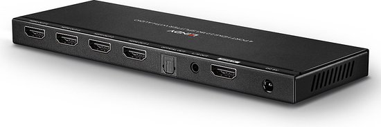 LINDY 38231 4 poorten HDMI-splitter 4096 x 2160 Pixel Zwart van LINDY — afbeelding 3