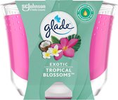 Glade Geurkaars Tropical Blossoms 224 gr - Moederdag cadeau