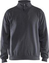 Blaklader Sweatshirt met halve rits 3587-1169 - Medium Grijs - L