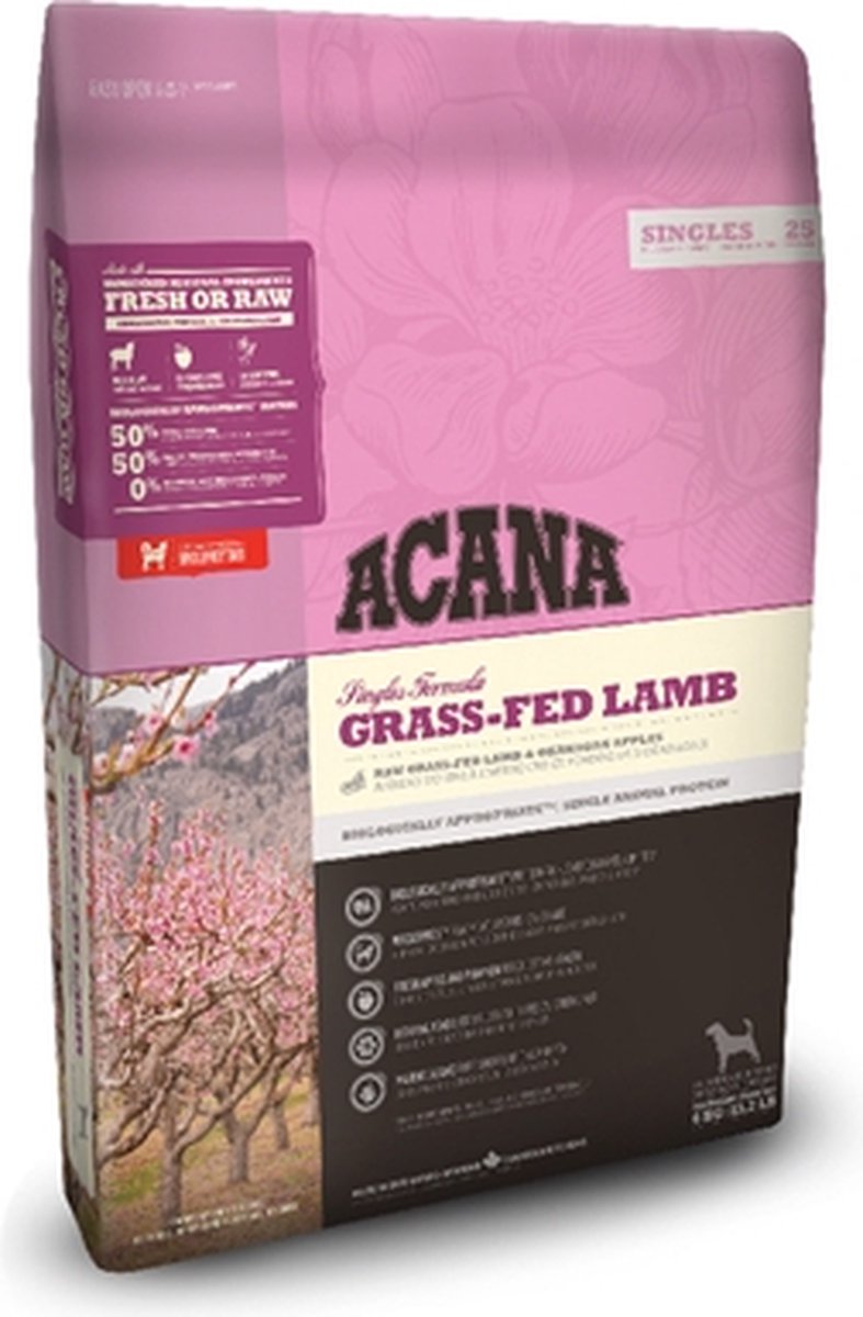 ACANA SINGLES GRASS-FED LAMB 17KG