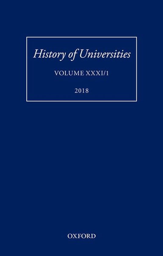 History of Universities Series - History of Universities - cover