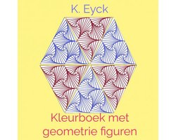 Kleurboek met geometrie figuren