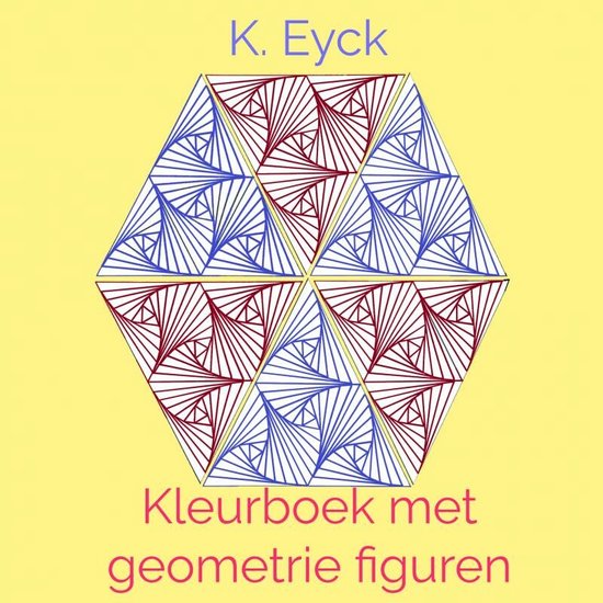 Kleurboek met geometrie figuren - cover