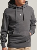 Superdry Heren Trui Rechte Core Logo hoodie met losse pasvorm