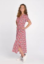 J&JOY - Jurk Vrouwen 01 Sydney Longue Jurk Aop Flowers