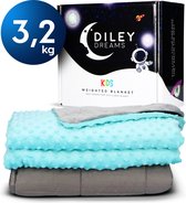 Diley Dreams  LENTE/ZOMER Verzwaringsdeken Kind 3.2KG – Weighted Blanket – Verzwaarde Deken – Zware Deken – 104x152 cm