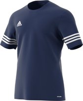 adidas Entrada 14 Jersey  Sportshirt - Maat 140  - Unisex - blauw/wit
