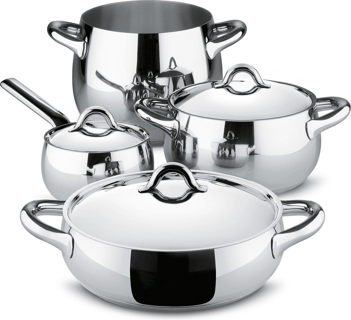 Alessi Mami Pannenset RVS 7-delig