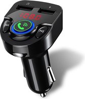 Lotiks Bluetooth FM Transmitter en Autolader - Carkit - FM Transmitter - Snellader - Bluetooth Audio Receiver - Handsfree bellen