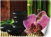 Trend24 - Behang - Orchid - Vliesbehang - Fotobehang - Behang Woonkamer - 250x175 cm - Incl. behanglijm