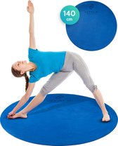 Ronde Fitness mat anti slip (140 cm doorsnede) - Ronde yoga mat mat extra dik (6mm) - yoga matje - Sportmatten - Sport Yoga matten | VITALIC