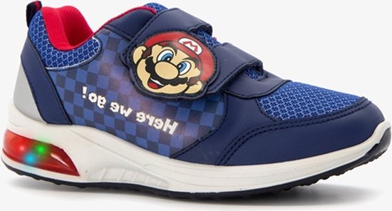 Super Mario kinder sneakers met lichtjes - Blauw - Maat 24 | bol.com