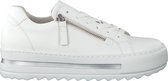 Gabor 498 Lage sneakers - Leren Sneaker - Dames - Wit - Maat 36