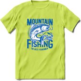 Fishing - Vissen T-Shirt | Grappig Verjaardag Vis Hobby Cadeau Shirt | Dames - Heren - Unisex | Tshirt Hengelsport Kleding Kado - Groen - XXL