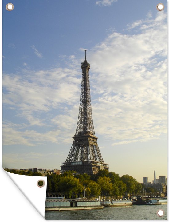 Poster Toile Tour Eiffel Paris Feux D'artifice Nuit - Décoration Murale Moderne 40 X 60 Cm - 13