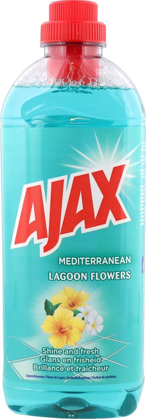 Ajax - Pack de 12 - Nettoyant Ménager Sol & Multi Surfaces Ajax