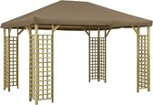 vidaXL Prieel 4x3 m taupe