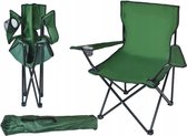 Ariko visstoel - kampeerstoel - vouwstoel - karperstoel - campingstoel - groen - 120 kg