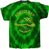 Tshirt Homme Green Day - S- All Stars Green