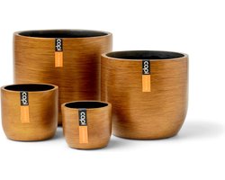 Capi Europe - Mix doos Pot bol Retro goud - Goud - Bloempotten voor binnen - 5 jaar garantie - Cadeauset