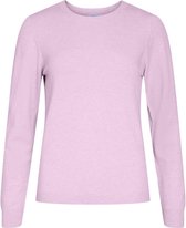Object Trui Objthess L/s O-neck Knit Pullover N 23034469 Orchid Bloom/melange Dames Maat - L