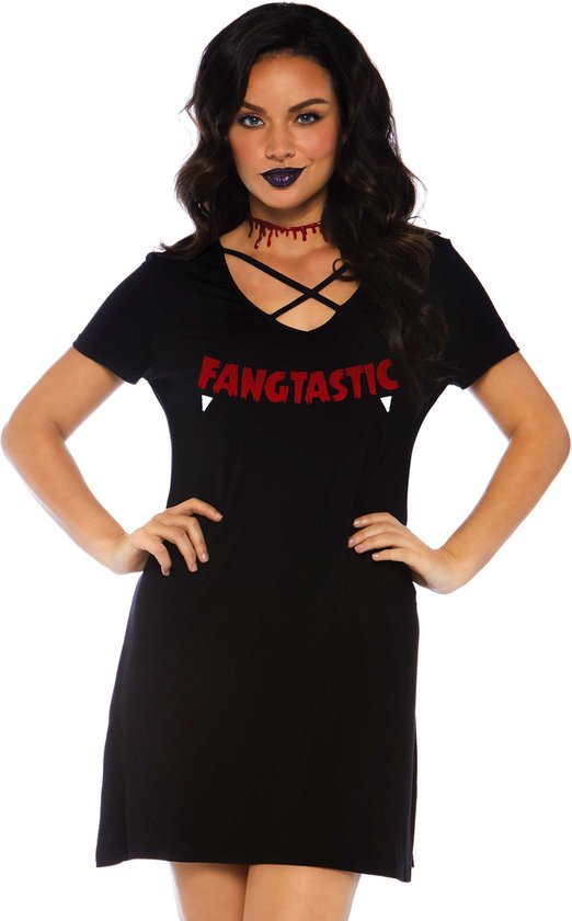 Fangtastic jersey jurk zwart - Leg Avenue