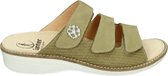 Ganter 205802 - Volwassenen Dames slippers - Kleur: Groen - Maat: 38