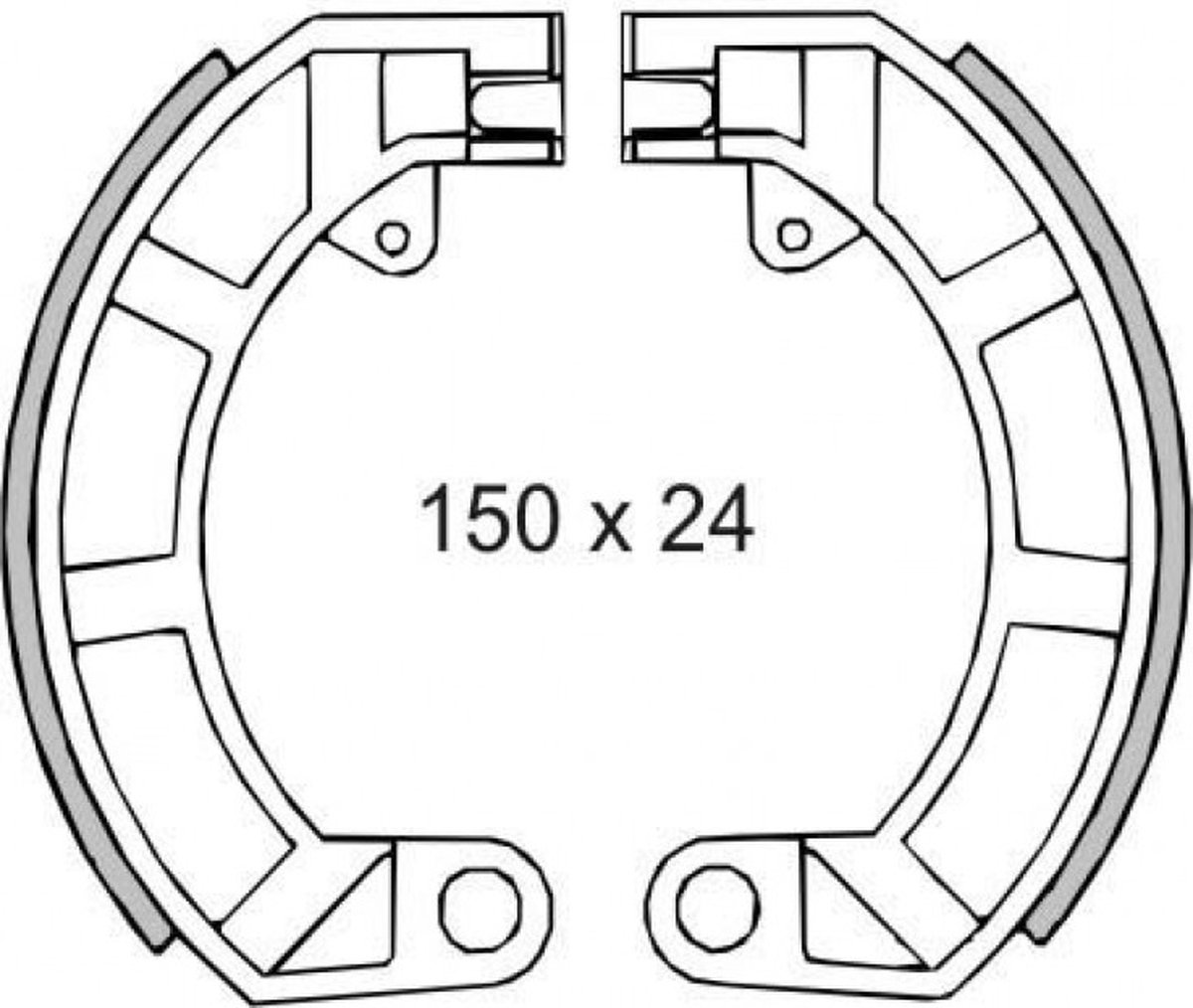 Remsegment RMS Vespa 50-ET3 (achter)