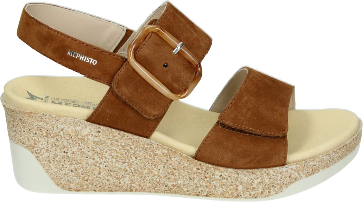 Mephisto GIULIA VELCALF Sandalen met hakDames Sandalen Bruin