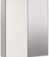 Beter Bed Easy Schuifdeurkast - Kledingkast met 2 schuifdeuren - 153 x 215 x 65 cm - Cremewit