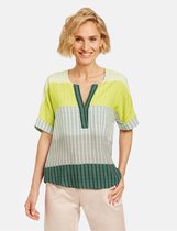 GERRY WEBER Dames Blouseachtig shirt met blokstrepen