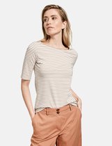 GERRY WEBER Dames Gestreept shirt, organic cotton