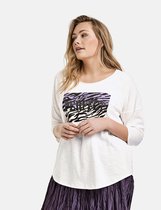 SAMOON T-shirt met 3/4 mouwen