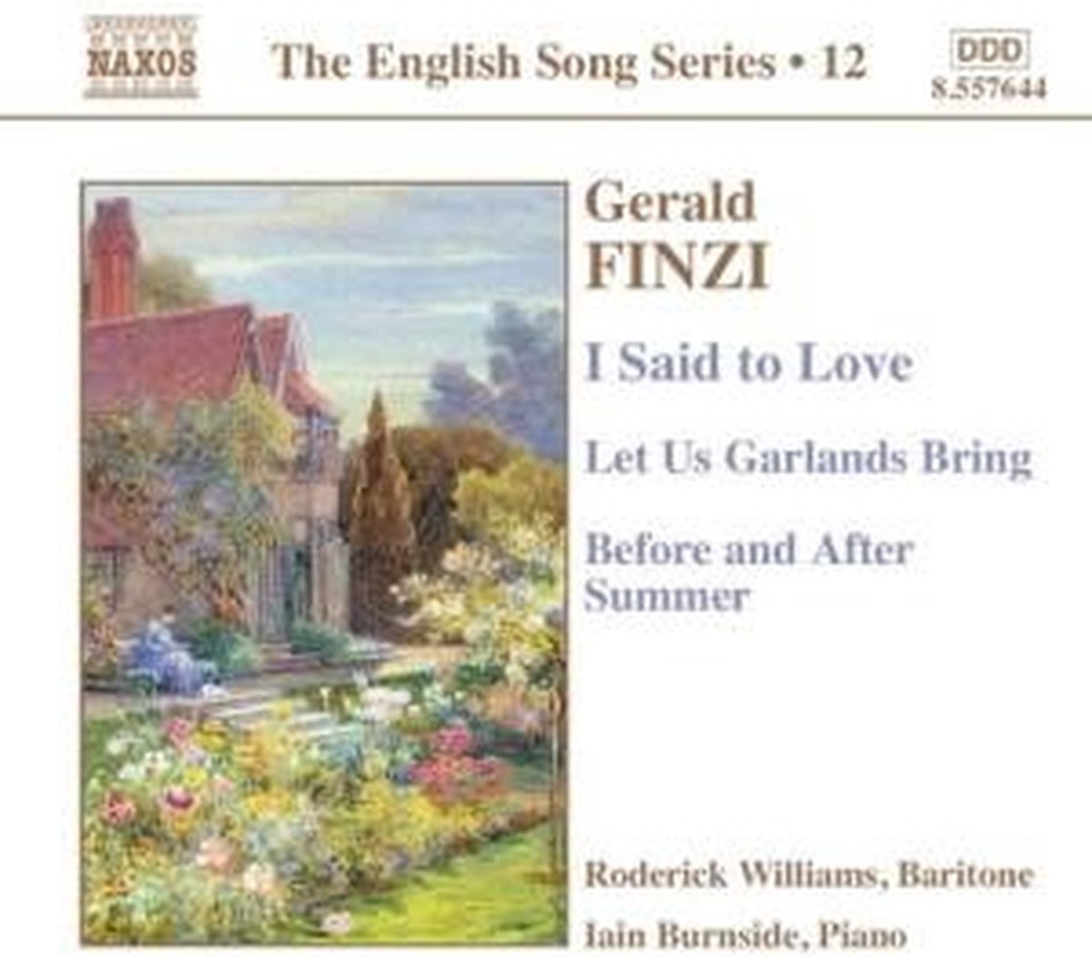 Roderick Williams & Iain Burnside - Finzi: Songs (CD)